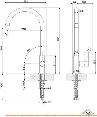 Смеситель Smeg MRMG3CR фотография