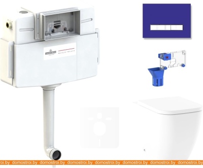 Унитаз Lavinia Boho Relfix One 5 в 1 87551020 (фиолетовый стекло) фотография