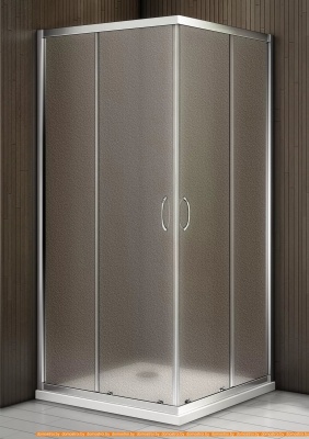 Душевой уголок Good Door Latte CR 100x100 (матовое стекло) фотография