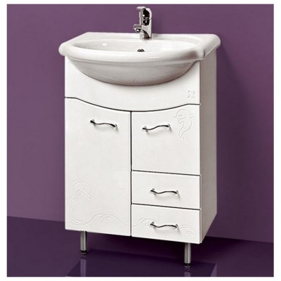 Тумба под умывальник Акваль Калипсо 60 [AК.60.01.02.R] фотография