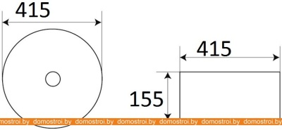 Умывальник CeramaLux C1056 (белый/серебристый) фотография