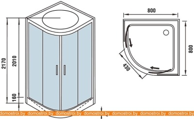 Душевая кабина WeltWasser WW500 Werra 804 фотография