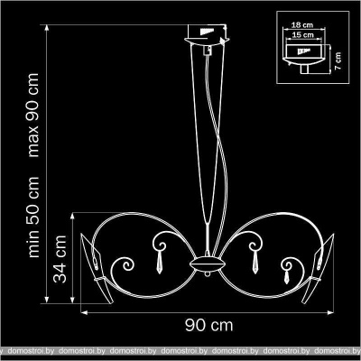 Подвесная люстра Lightstar 755084 фотография