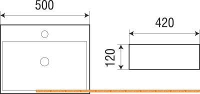 Умывальник WeltWasser Elbach 21735 фотография