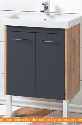 Тумба Акваль Мята 60 МЯТА.60.10.28.N под умывальник Moduo 60 фотография