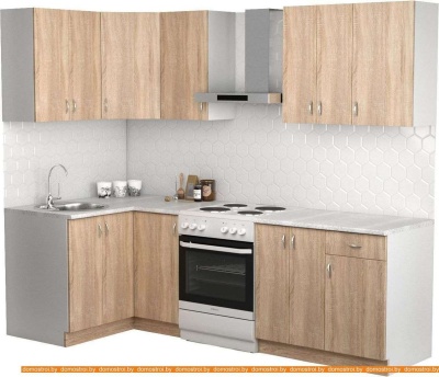 Кухня S-Company Клео лайт 1.2x1.9 левая (дуб сонома/дуб сонома) фотография