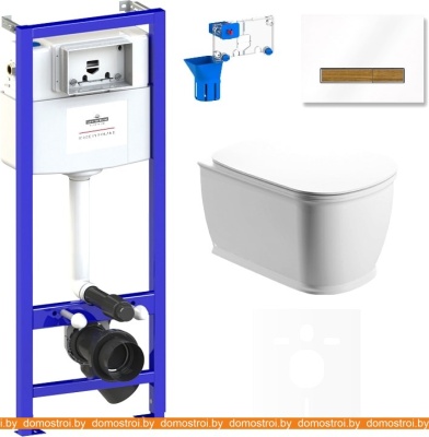 Унитаз Lavinia Boho Relfix Bell Pro Rimless 7 в 1 75110026 (белый стекло) фотография