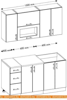 Кухня Senira Вяселка 4/03 1.5м фотография