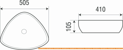 Умывальник WeltWasser Elbach 1133 фотография