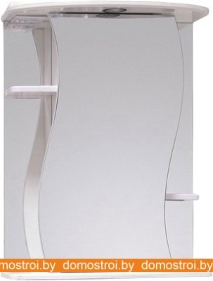 Шкаф с зеркалом Onika Лилия 55.01 правый (белый) 205519 фотография