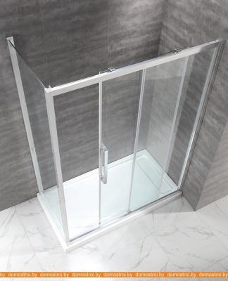 Душевой уголок Cezares LUX-SOFT-W-AH-1-150/100-C-Cr-IV фотография