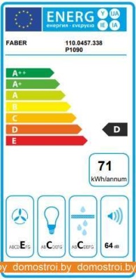 Вытяжка Faber Strip Smart PB W A90 фотография