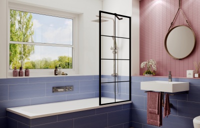 Стеклянная душевая шторка для ванны Ambassador Bath Screens 16041208 170 на 70 см фотография