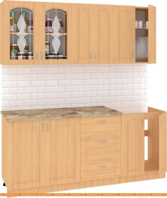 Кухня Кортекс-мебель Корнелия Ретро 1.9м (ольха/марсель) фотография