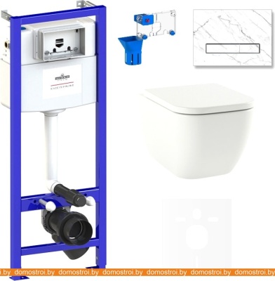 Унитаз Lavinia Boho Relfix One 7 в 1 75110067 (statuary иск. камень) фотография