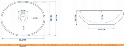 Умывальник Pea Sofia (черный глянцевый) фотография