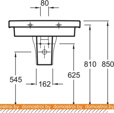 Умывальник Jacob Delafon Odeon Up E4732 70x50 фотография