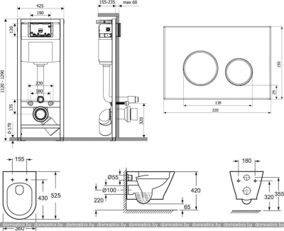 Унитаз Lavinia Boho Relfix Elegant Rimless 10 в 1 75110802 (хром пластик) фотография