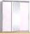 Шкаф-купе Глазов Strike 1800 ЛДСП с зеркалом (белый) фотография