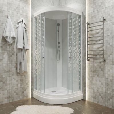 Душевая кабина Triton Стандарт А3 ДН4 100x100 мозаика фотография