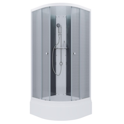 Душевая кабина Triton Рио 3 90x90 графит фотография