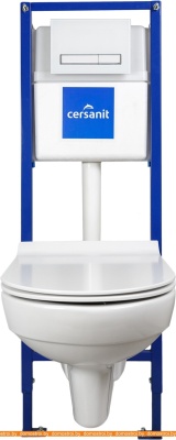 Унитаз Cersanit Link Pro с City New Clean On S-SET-CITYC-LPRO-S-DL-WG-w фотография