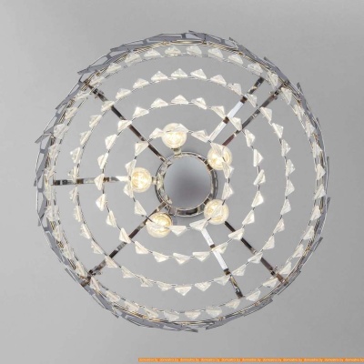 Подвесная люстра Евросвет Ariana 10113/5 (хром/прозрачный хрусталь) фотография