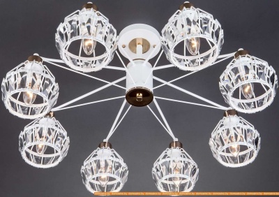 Подвесная люстра Евросвет 70075/8 (белый) фотография