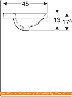 Умывальник Geberit VariForm 500.743.01.2 фотография