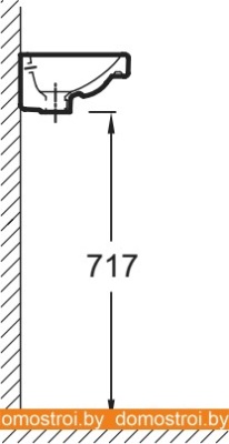 Умывальник Jacob Delafon Odeon Up E4799 40x25 фотография