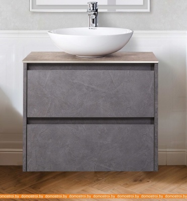Тумба под умывальник BelBagno Kraft-600-2C-SO-PG (pietra grigio) фотография