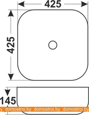 Умывальник Melana MLN-78106 42.5x42.5 фотография