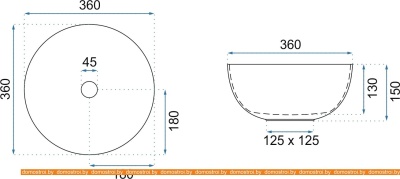 Умывальник Rea Stella (белый глянец) фотография