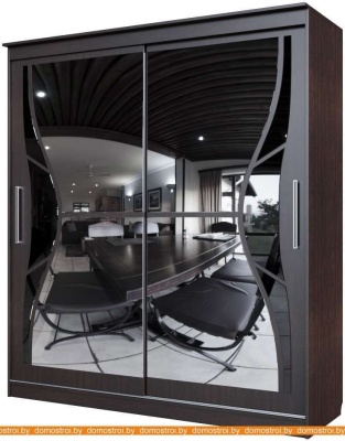 Шкаф-купе SV-Мебель №19 Симфония 2.0 (дуб венге) фотография