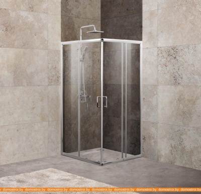 Душевой уголок BelBagno UNIQUE-A-2-75/90-C-Cr (прозрачное стекло) фотография