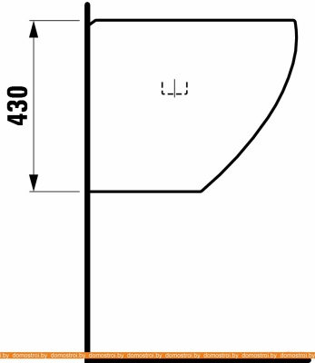 Умывальник Laufen ILBAGNOALESSI ONE 810971 52x52 фотография