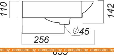 Умывальник Sanita Luxe Infinity 76 INF76SLWB01KR фотография