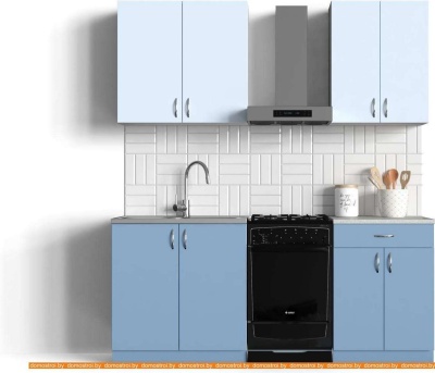 Кухня Сивирин-Компани Клео колор 1.4 (капри синий/лазурный) фотография