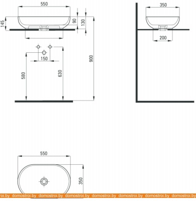 Умывальник Deante Peonia CDE 6U6S фотография