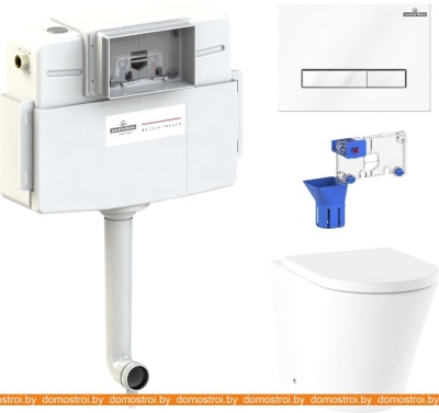 Унитаз Lavinia Boho Relfix Biore 5 в 1 87060237 (белое стекло) фотография