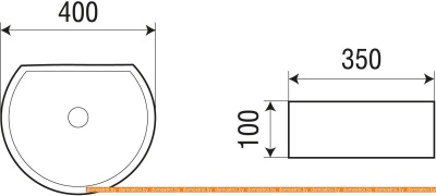 Умывальник WeltWasser Elbach 3041 фотография
