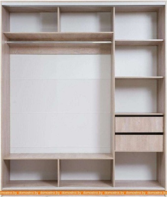 Шкаф-купе Рэйгрупп 233450 SSX Elgon РГ-01.05 (сосна натуральная/хром) фотография