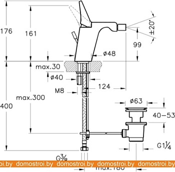 Смеситель Vitra Metropole A45672EXP картинка