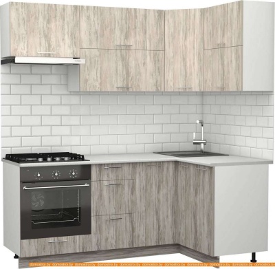 Кухня S-Company Клео крафт 1.2x2.0 правая (артвуд темный/артвуд светлый) фотография