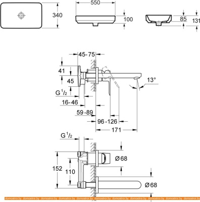 Умывальник Lavinia Boho Bathroom 21510157 (раковина, Смеситель) фотография