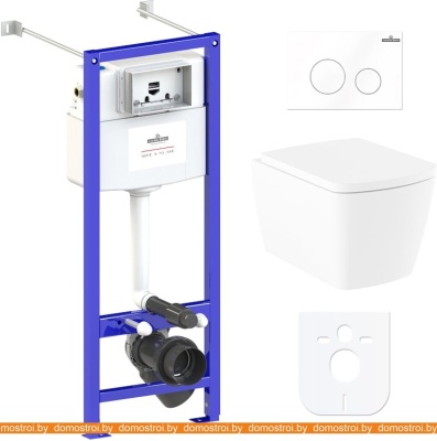 Унитаз Lavinia Boho Relfix Aveo Rimless 6 в 1 77050209 (белый пластик) фотография