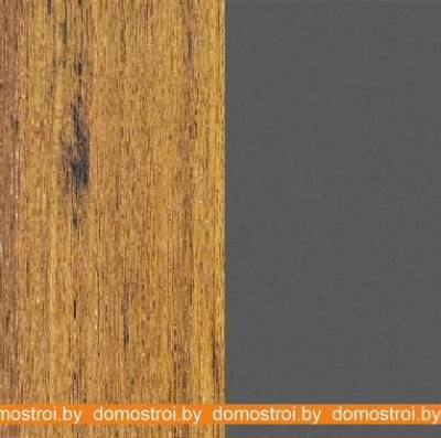 Кухня Интерлиния Мила 17-60 (дуб золотой-антрацит-дуб бунратти) фотография