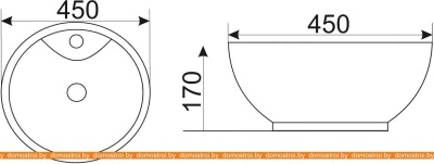 Умывальник CeramaLux N9001 фотография