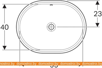 Умывальник Geberit VariForm 500.759.01.2 фотография