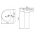 Умывальник BelBagno Flay BB0115L фотография